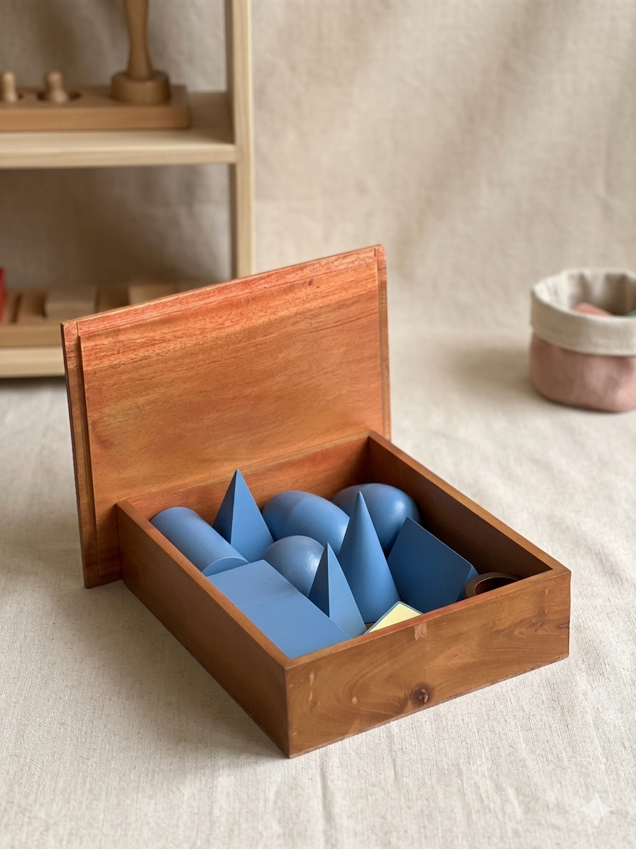 Montessori geometric solids